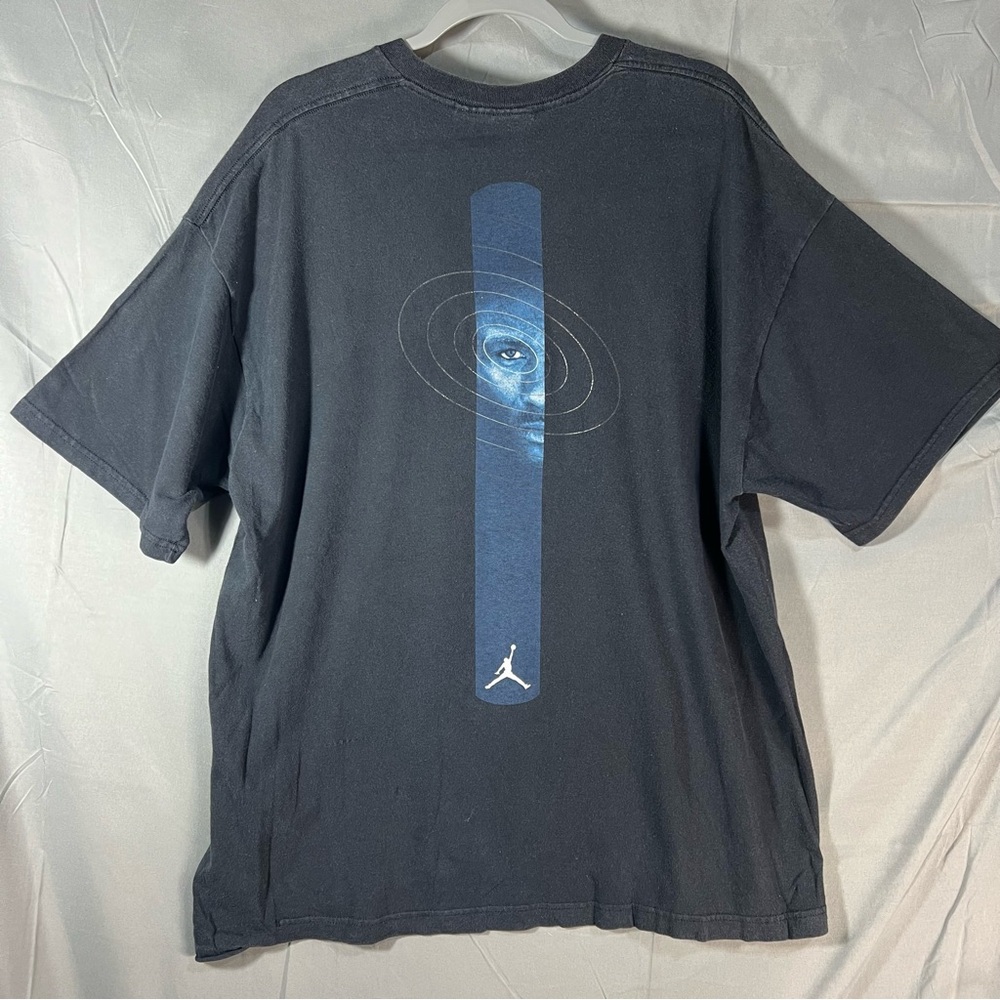Vintage 90 Jordan Men’s Black Graphic Short-Sleeve Tee XL made in USA